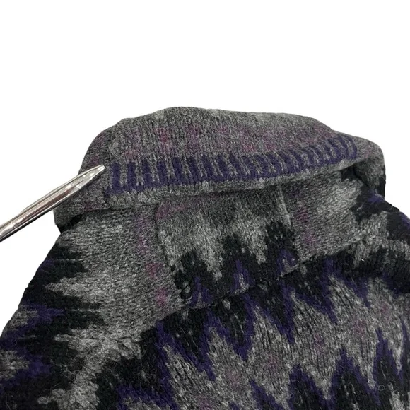 Lauren Ralph Lauren Women’s Lambswool Sweater Vest Shawl Collar Southwes… - Picture 11 of 15